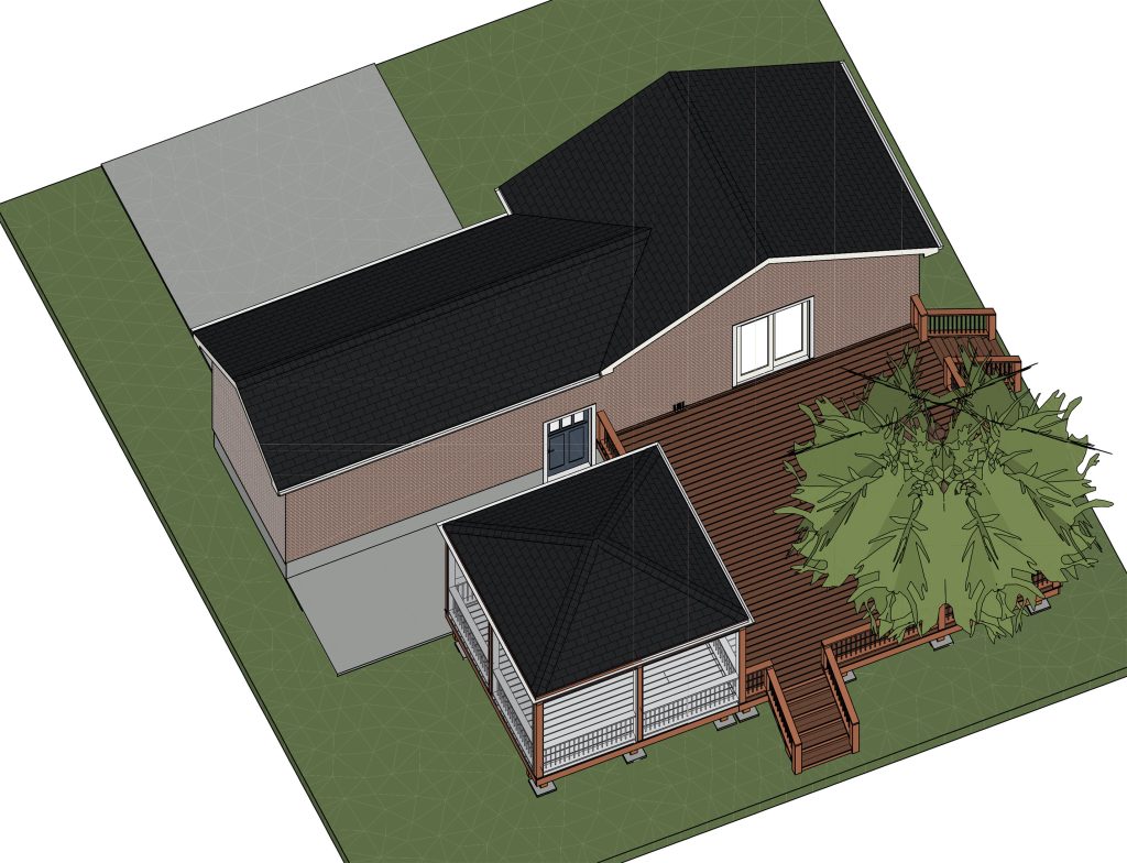 Deck aerial view