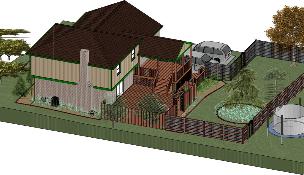 Our home rear right