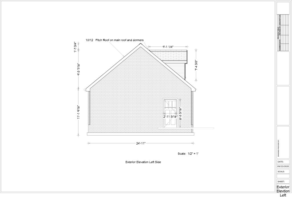 Garage left side