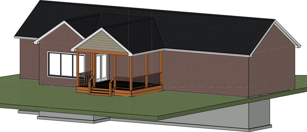Rear deck view