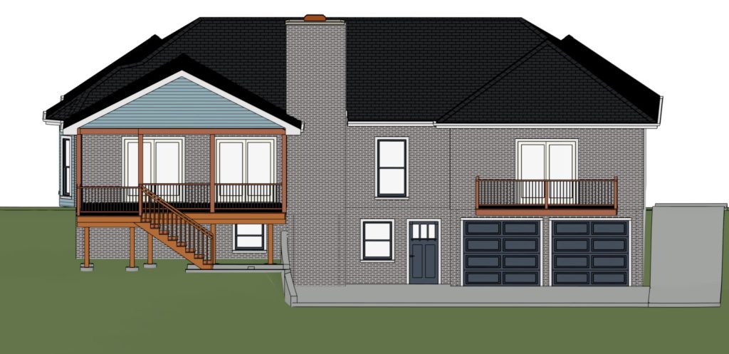 Vickie's deck rear